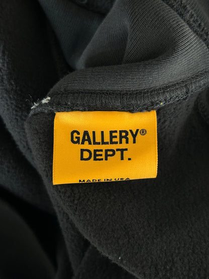 Gallery Dept Black & Yellow Dept Logo Hoodie