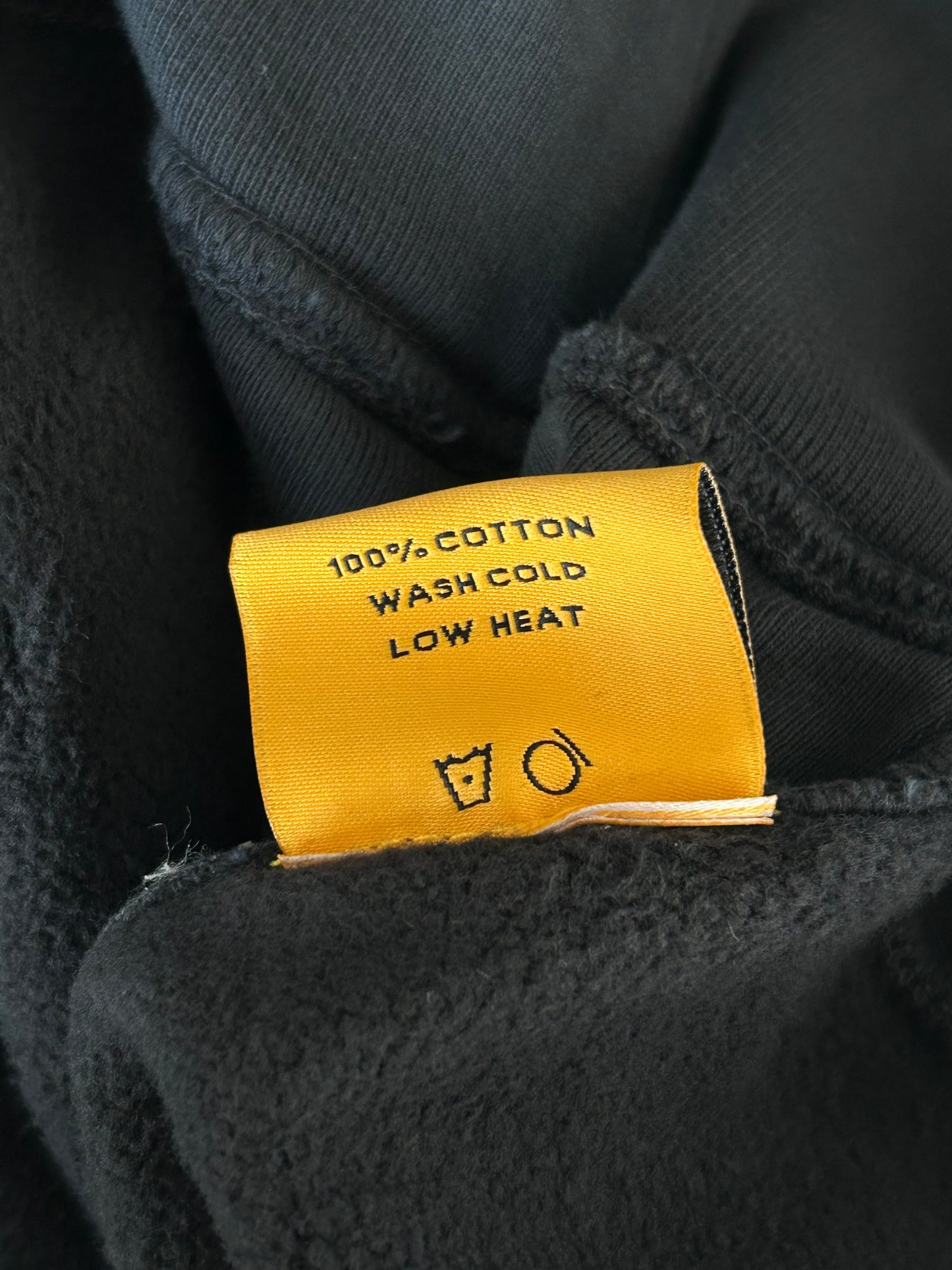 Gallery Dept Black & Yellow Dept Logo Hoodie