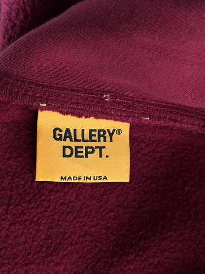 Gallery Dept Red & White Gym Logo Hoodie