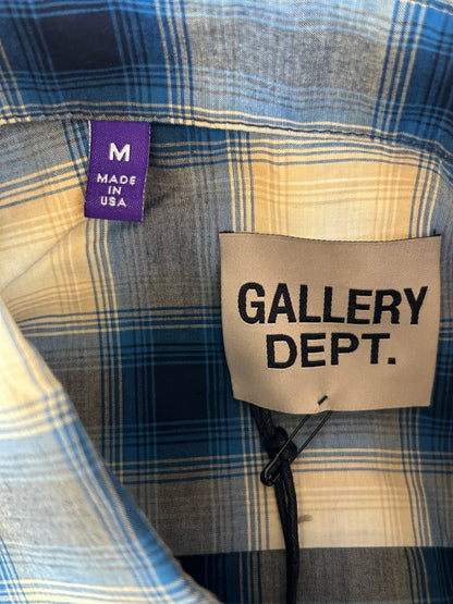 Gallery Dept Navy Plaid Dre Button Up Shirt