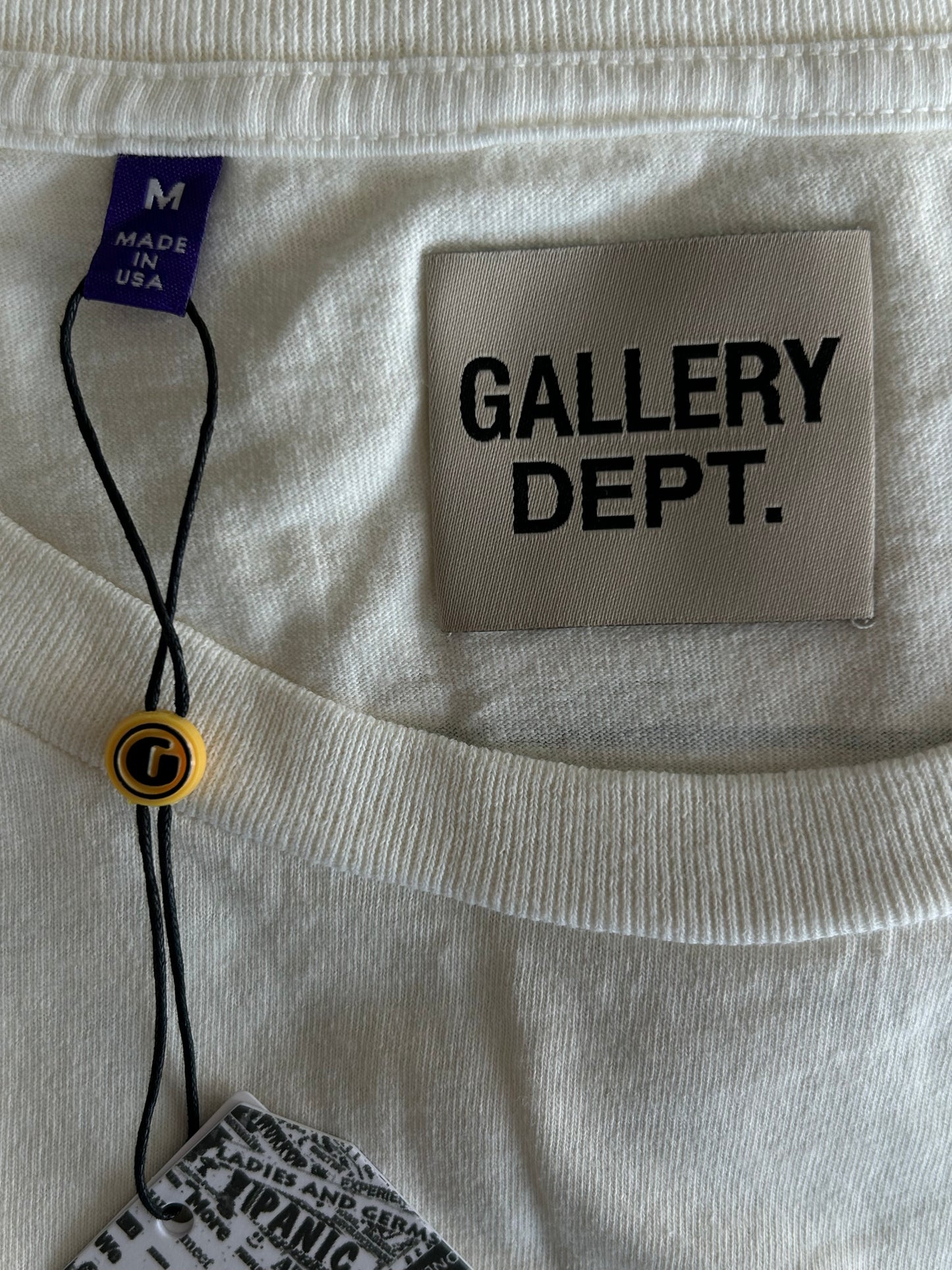 Gallery Dept Antique White Skeleton Beach Theater T-Shirt