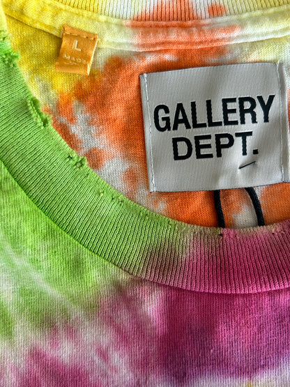 Gallery Dept Multicolor Tie-Dye Weed Graphic T-Shirt