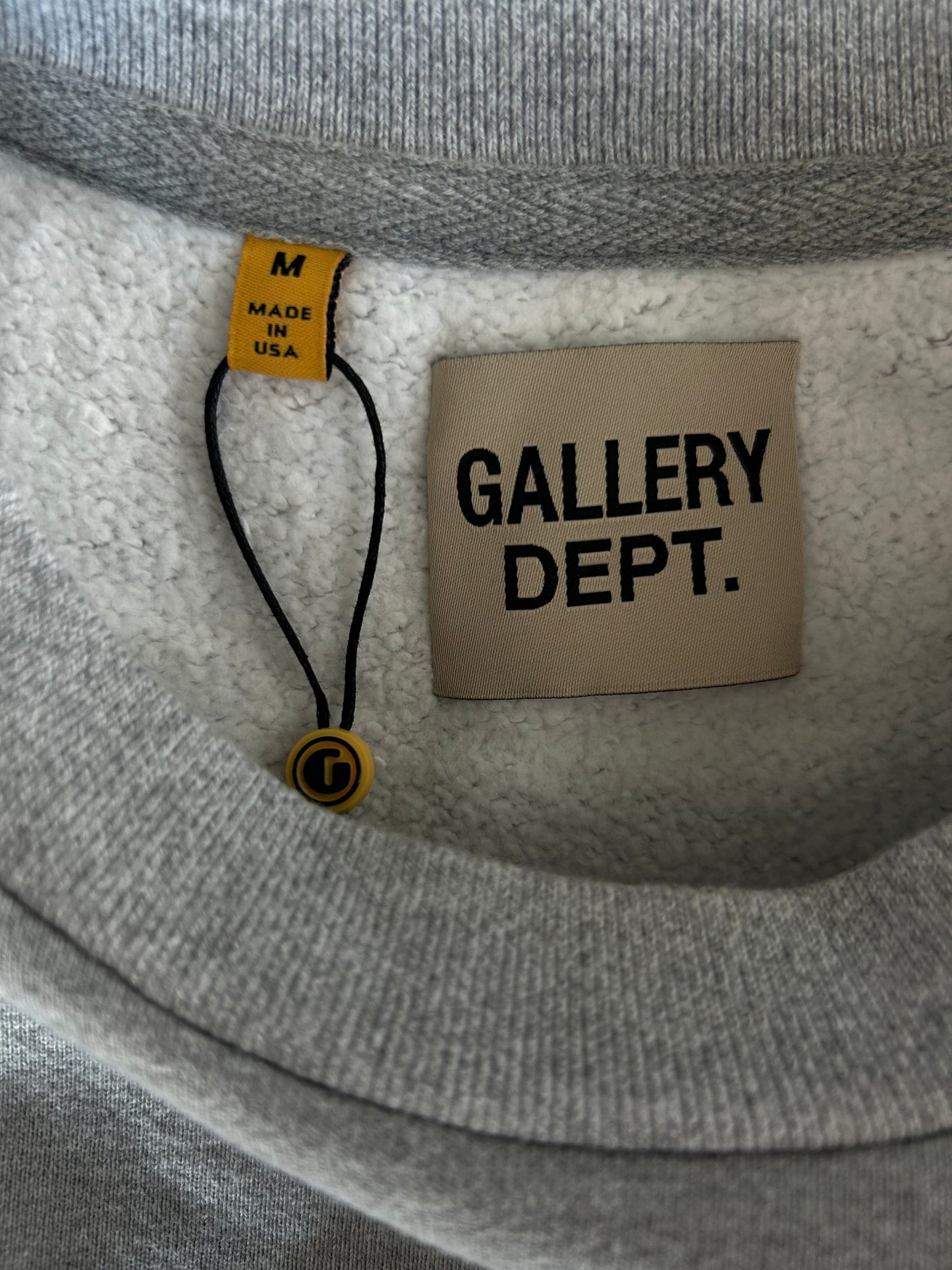 Gallery Dept Grey & Black Dept Boxing Logo Sweater