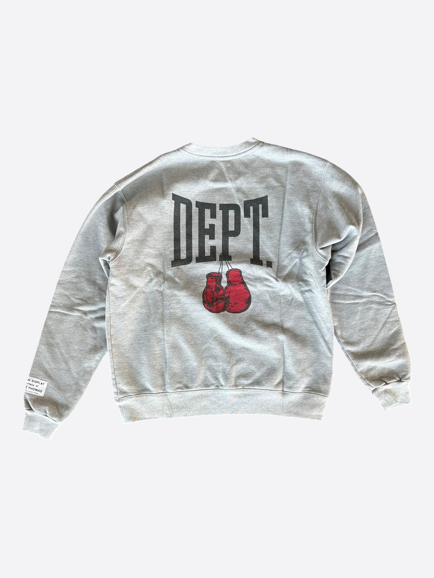 Gallery Dept Grey & Black Dept Boxing Logo Sweater
