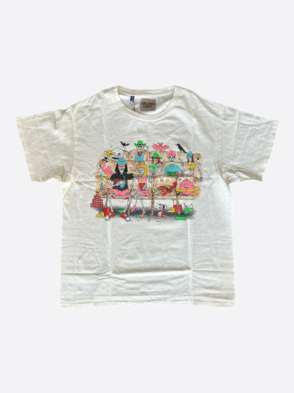 Gallery Dept Antique White Skeleton Beach Theater T-Shirt