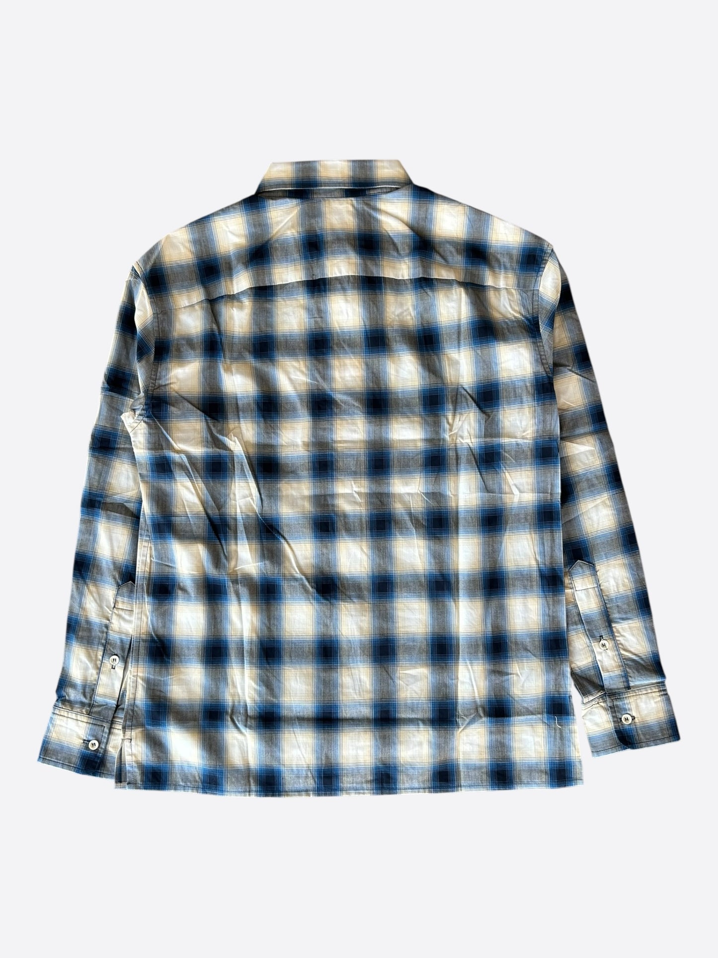 Gallery Dept Navy Plaid Dre Button Up Shirt