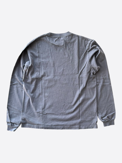 Gallery Dept Navy & Orange Dept De La Galerie Logo Longsleeve T-Shirt