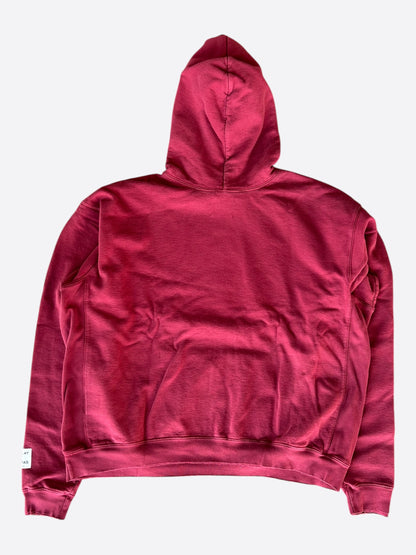 Gallery Dept Red & White Gym Logo Hoodie