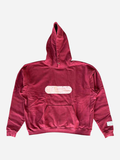 Gallery Dept Red & White Gym Logo Hoodie