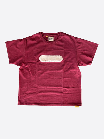 Gallery Dept Red & White Gym Logo T-Shirt