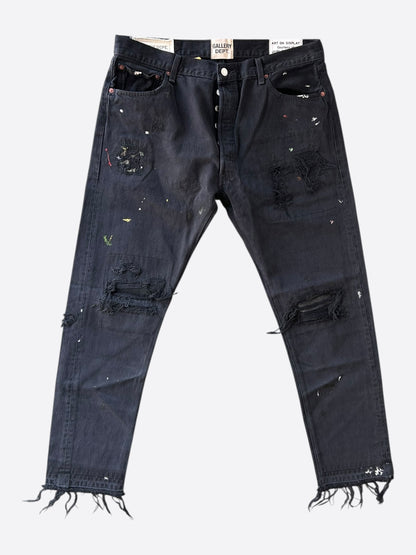Gallery Dept Black Paint Splatter 5001 Denim Jeans