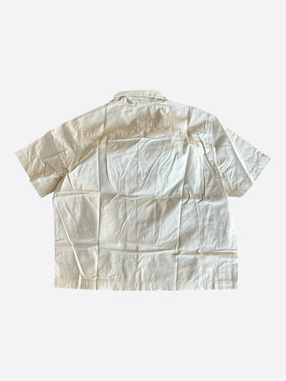 Gallery Dept Antique White Mechanic Short Sleeve Button Up Shirt