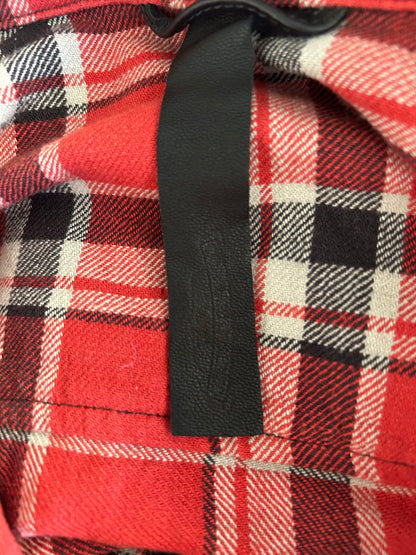 Chrome Hearts Red & White Padded Flannel Women's Jacket