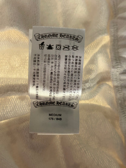 Chrome Hearts White & Black Horseshoe Logo Cross Jacquard Sweatpants