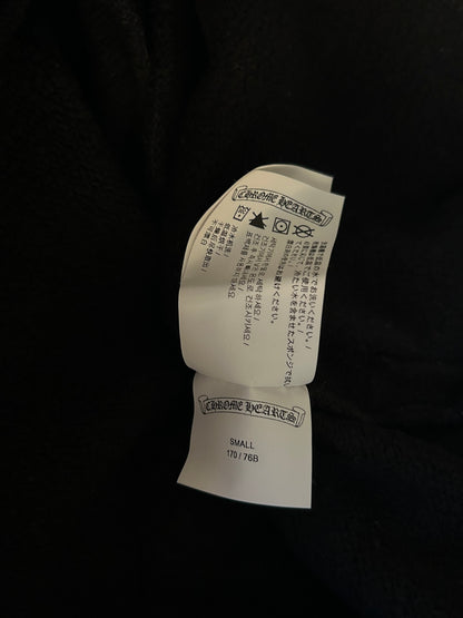 Chrome Hearts Black & White Triple Cross Embroidered Sweatpants
