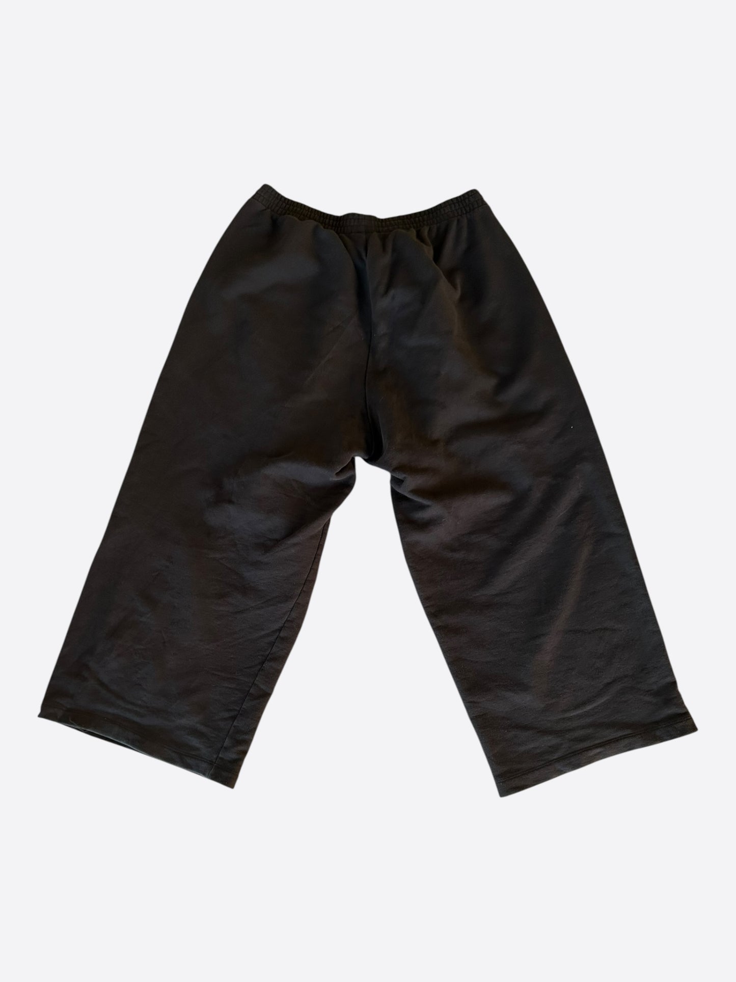 Balenciaga Black & White 3B Logo Sweatpants