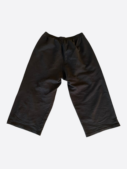 Balenciaga Black & White 3B Logo Sweatpants