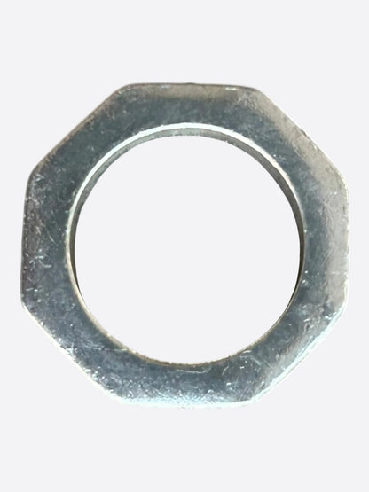 Chrome Hearts Silver Plus Alphabet Ring