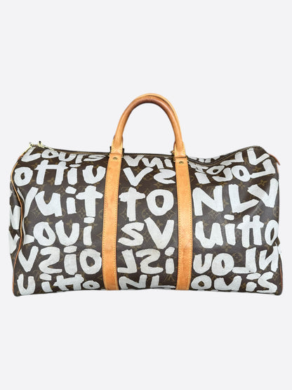 Louis Vuitton Stephen Sprouse Brown Monogram Keepall 50