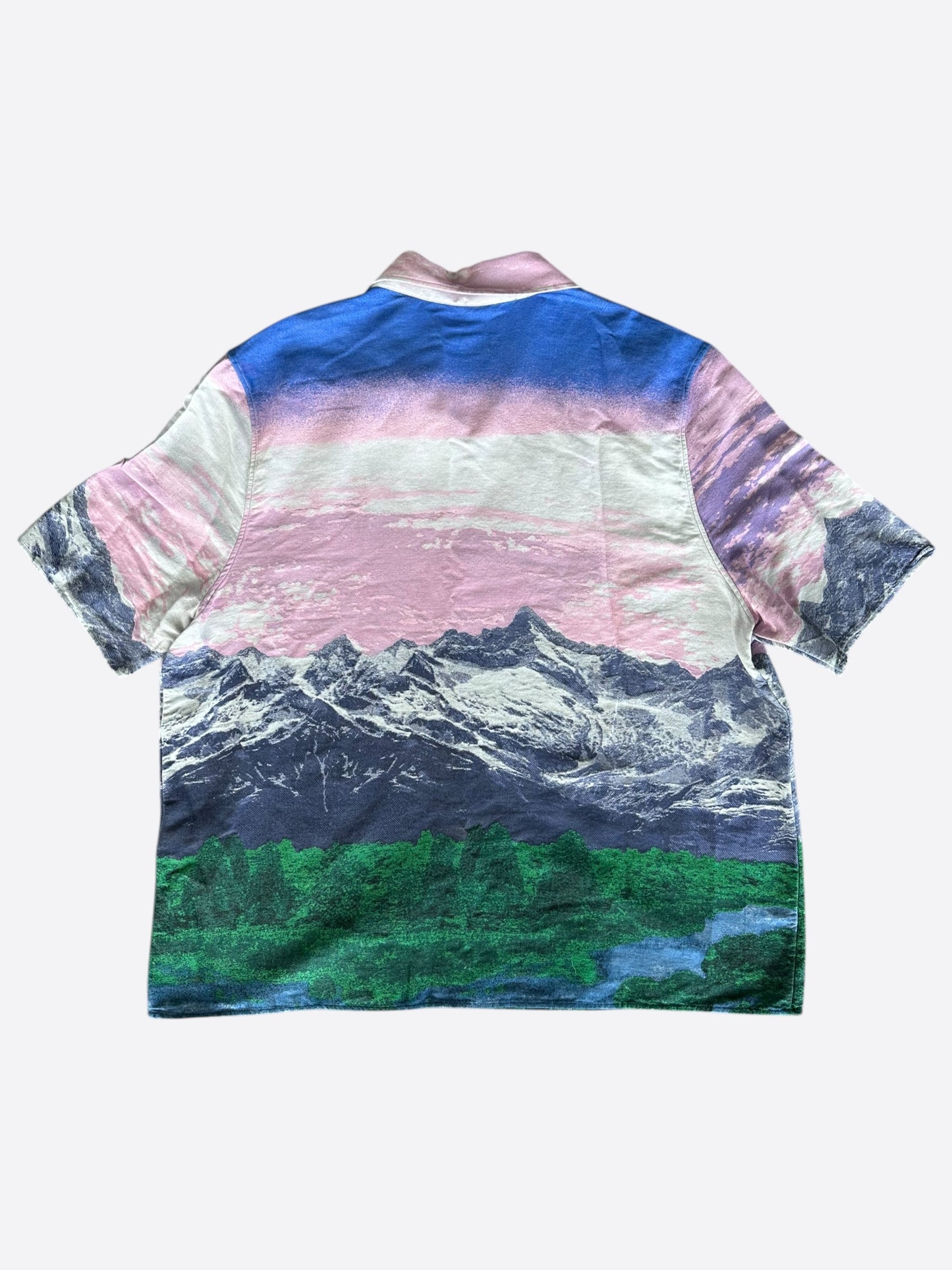 Louis Vuitton Multicolor Landscape Button Up Shirt