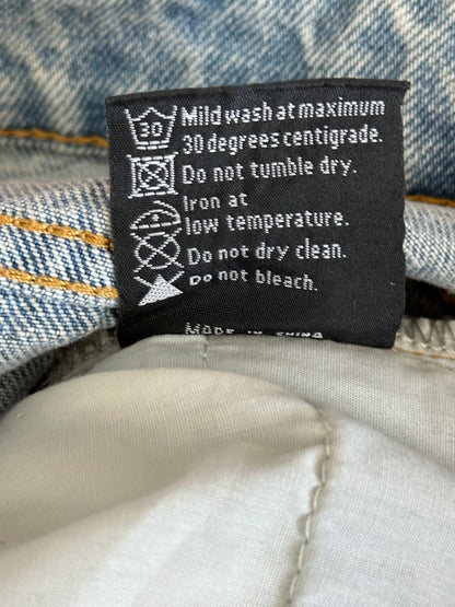 Who Decides War Blue Flared Pastel Jeans