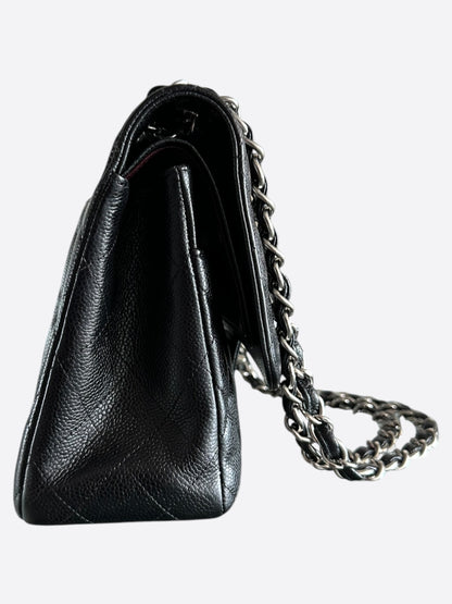 Chanel Black Caviar Quilted Medium Flap Bag
