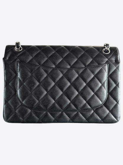 Chanel Black Caviar Quilted Medium Flap Bag