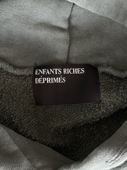 Enfants Riches Deprimes Faded Green & White Sweet Surrender Of Alice Hoodie