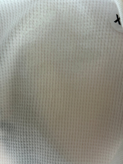 Chrome Hearts White & Black Script Logo Thermal Longsleeve T-Shirt
