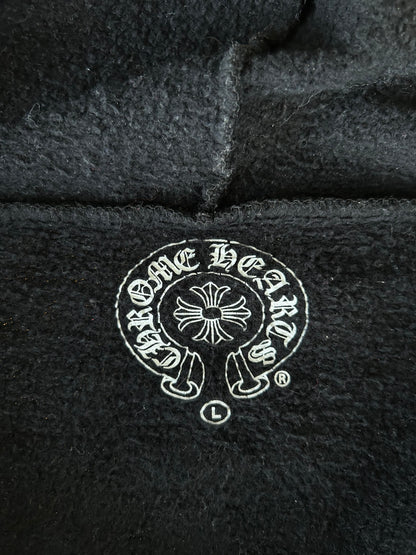 Chrome Hearts Black & Multicolor Foti Horseshoe Logo Zip Up Hoodie