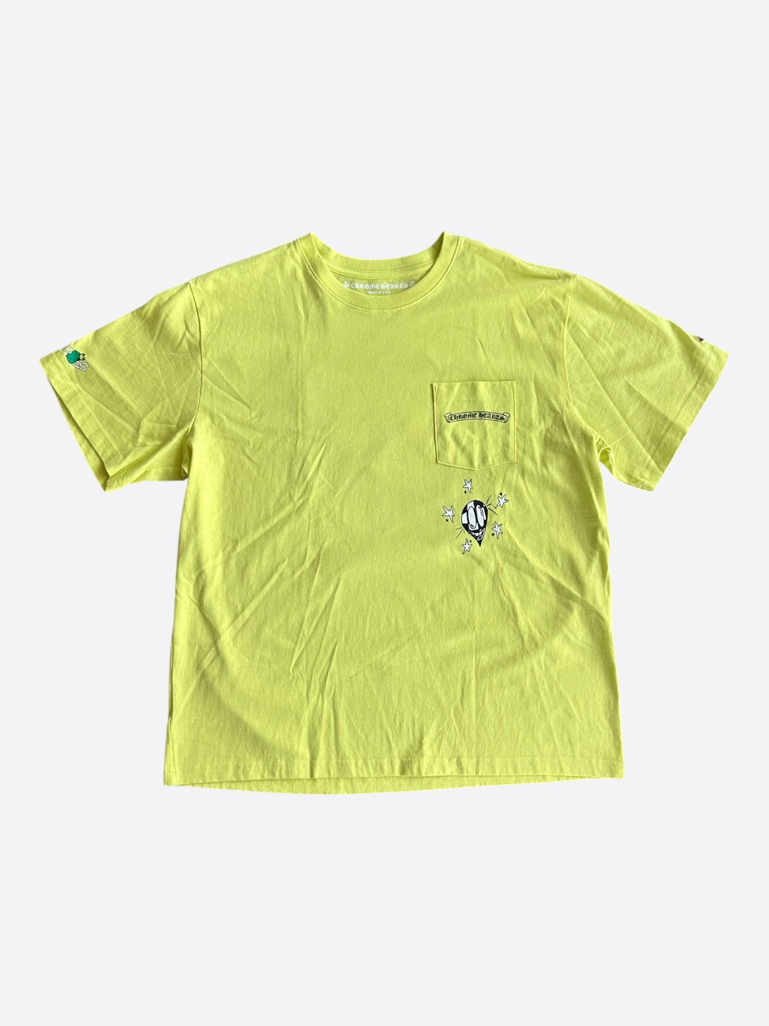 Chrome Hearts Matty Boy Lime Green Chainlink T-Shirt – Savonches