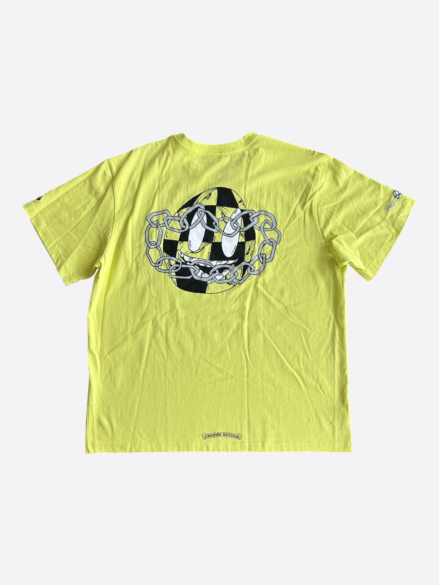 Chrome Hearts Matty Boy Lime Green Chainlink T-Shirt
