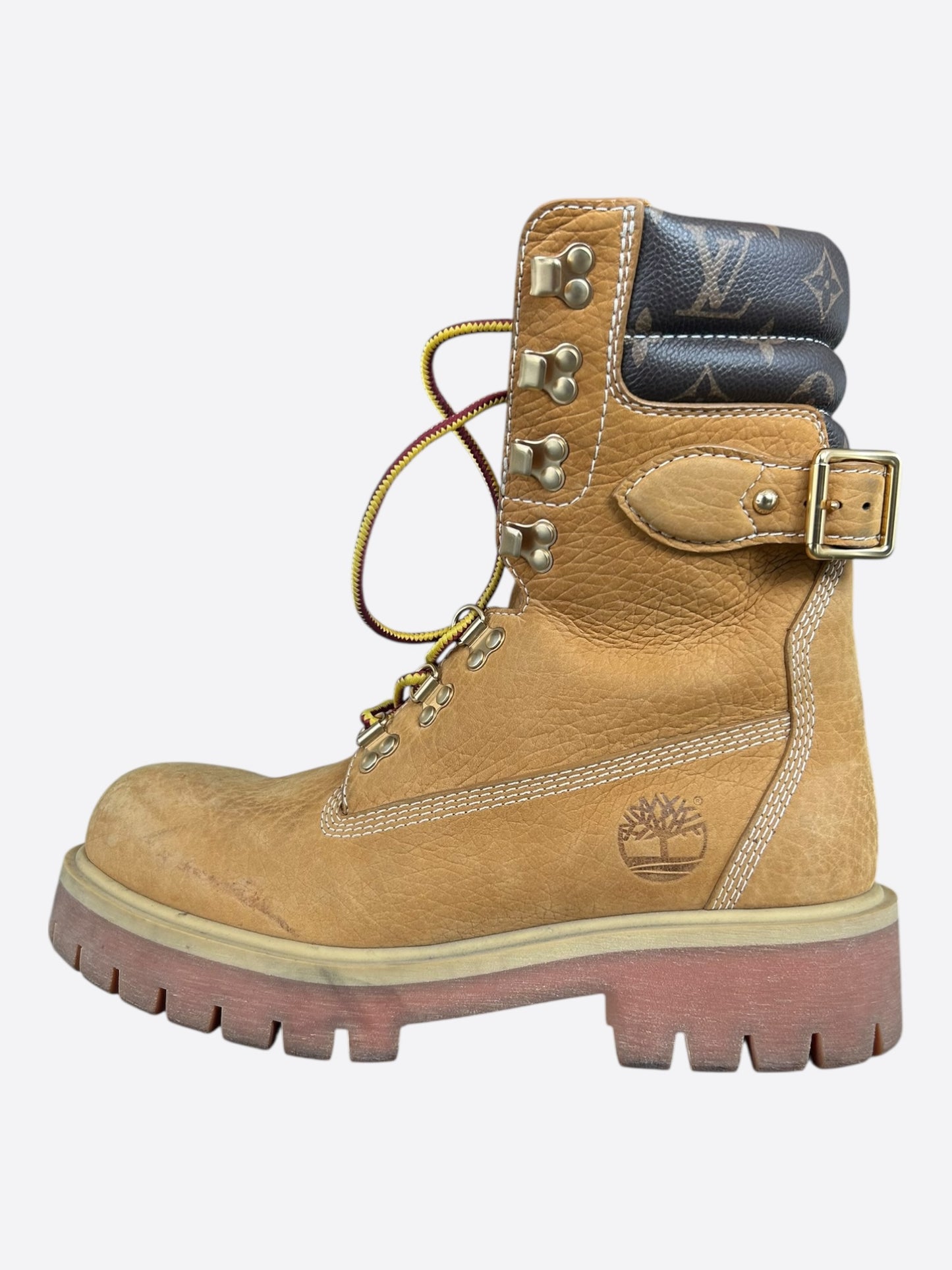 Louis Vuitton Timberland Wheat & Brown Monogram Ranger Boots