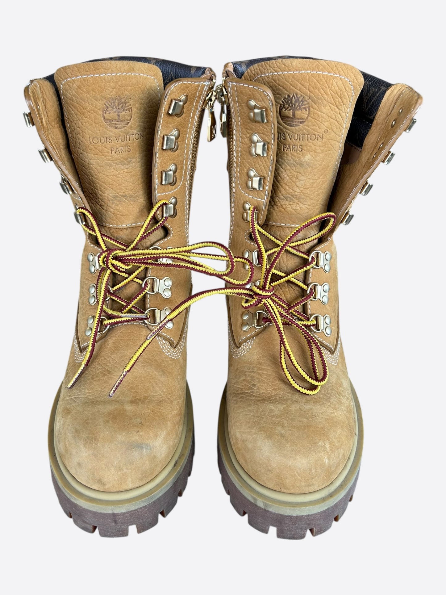 Louis Vuitton Timberland Wheat & Brown Monogram Ranger Boots