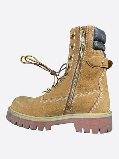 Louis Vuitton Timberland Wheat & Brown Monogram Ranger Boots