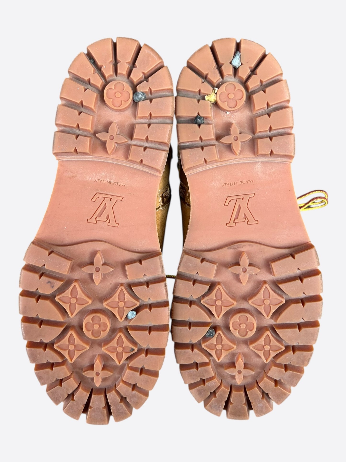 Louis Vuitton Timberland Wheat & Brown Monogram Ranger Boots