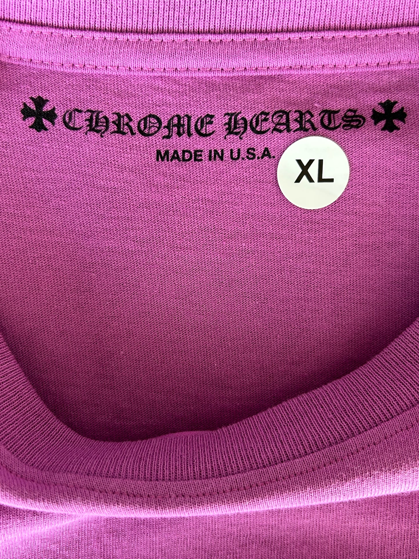 Chrome Hearts Matty Boy Purple Spider Web T-Shirt