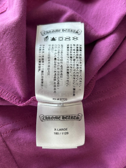 Chrome Hearts Matty Boy Purple Spider Web T-Shirt