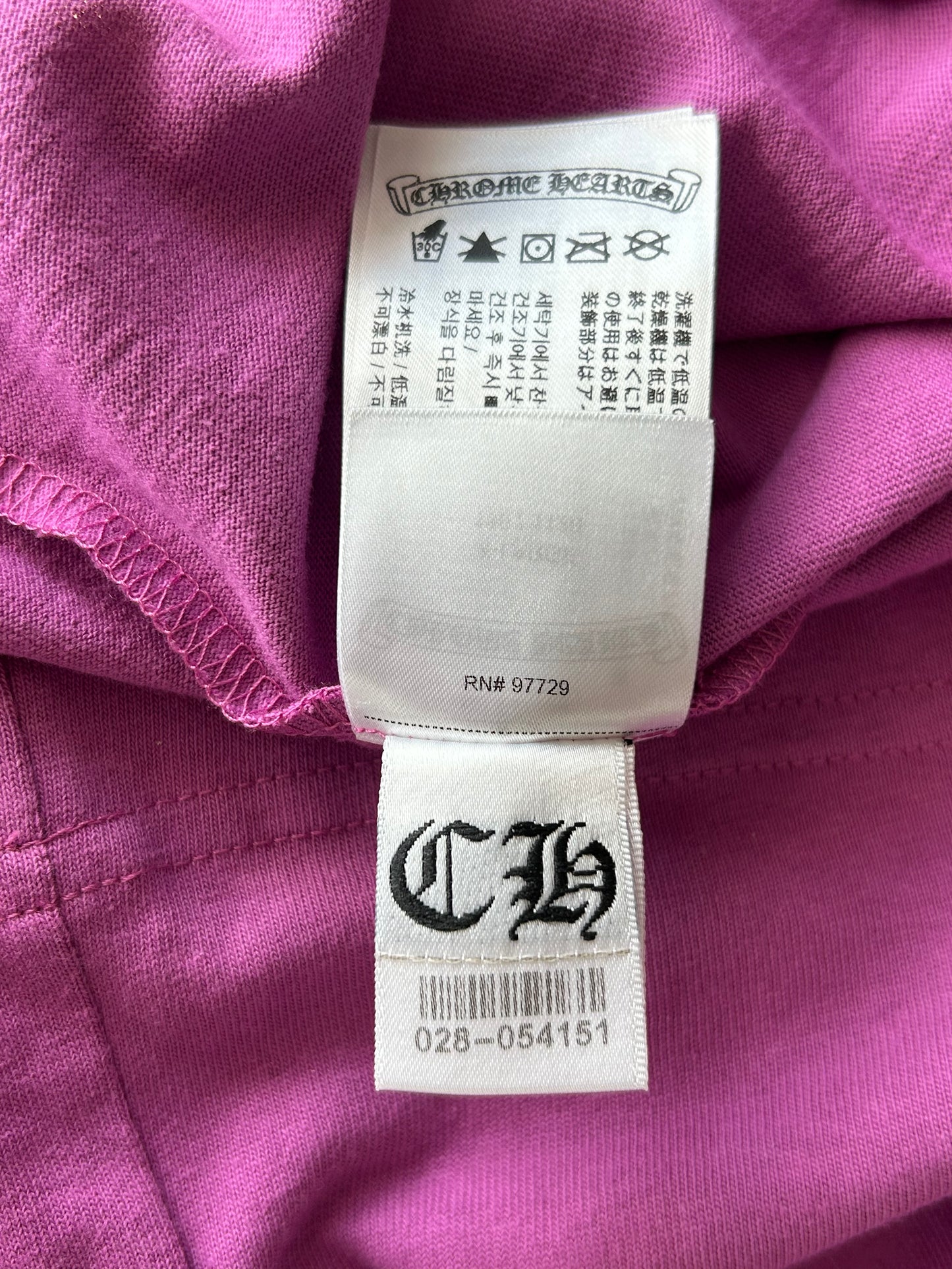 Chrome Hearts Matty Boy Purple Spider Web T-Shirt