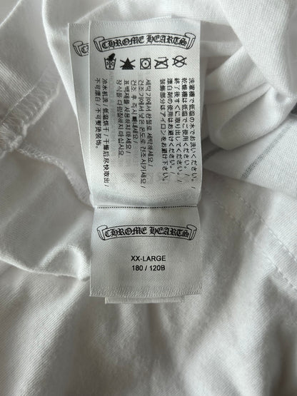 Chrome Hearts White & Black Miami Horseshoe Logo T-Shirt