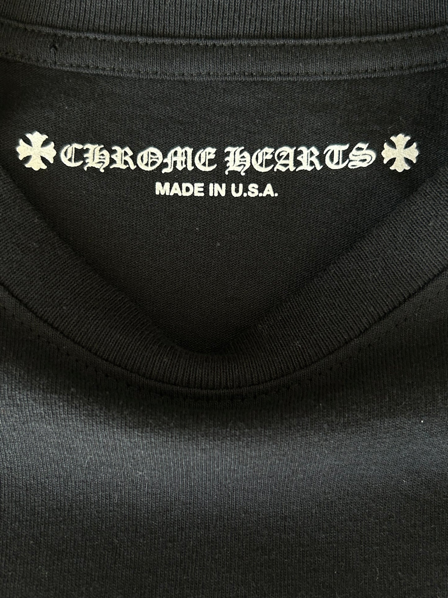 Chrome Hearts Matty Boy Black Chomper T-Shirt