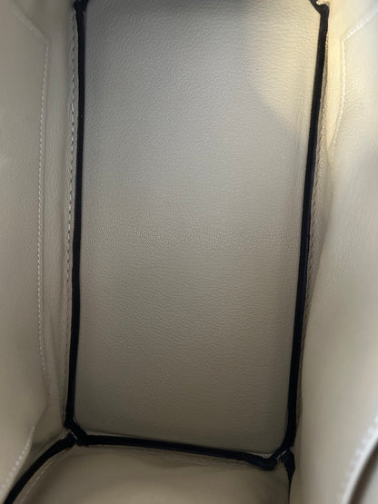 Hermes Sesame Ostrich & Gold Hardware Birkin 25