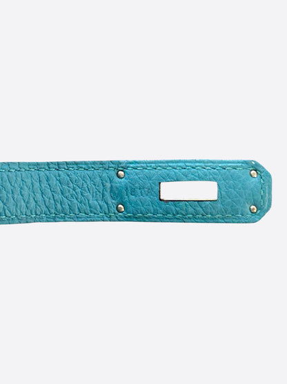 Hermes Blue Togo & Palladium Hardware Birkin 30