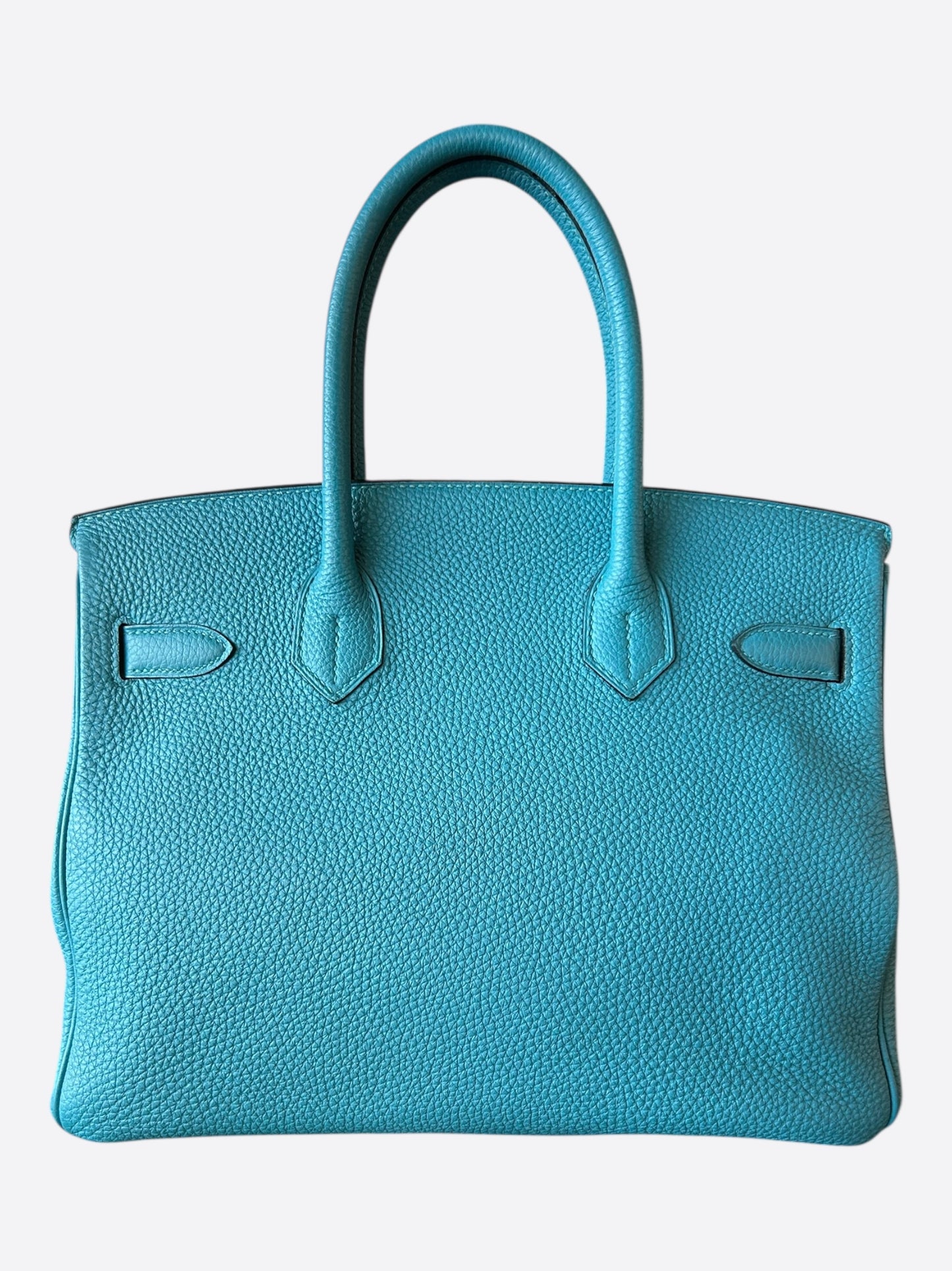 Hermes Blue Togo & Palladium Hardware Birkin 30