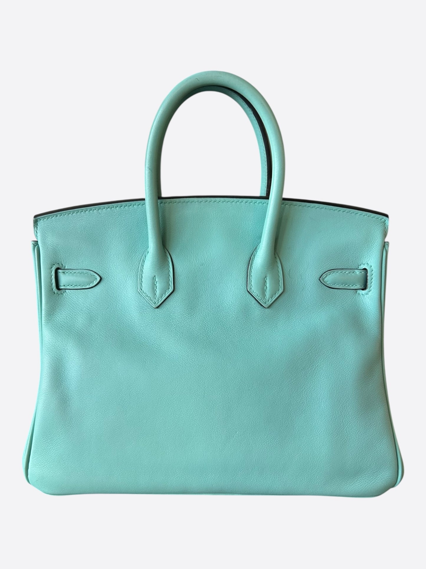 Hermes Tiffany Blue Swift & Gold Hardware Birkin 25
