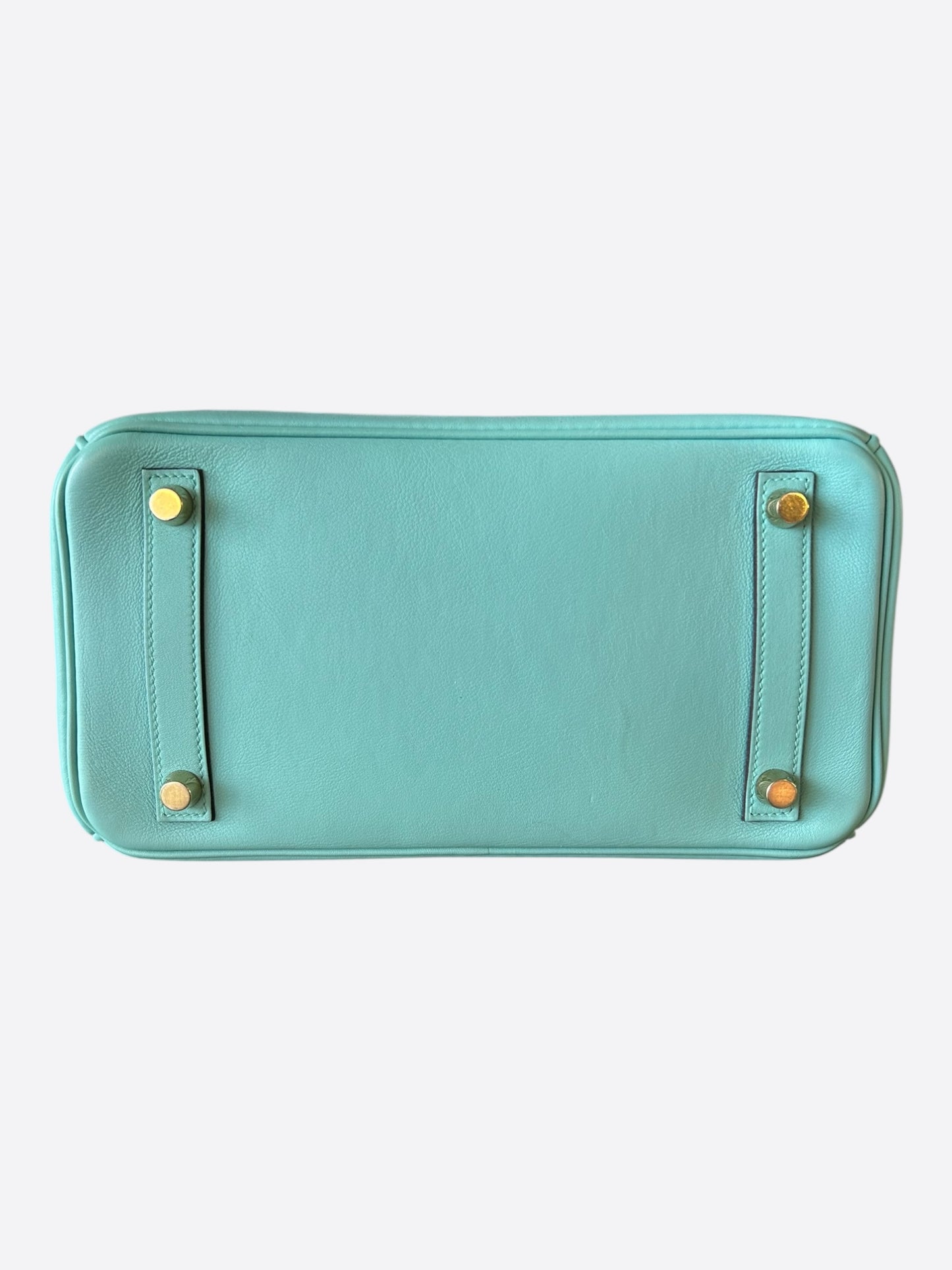 Hermes Tiffany Blue Swift & Gold Hardware Birkin 25