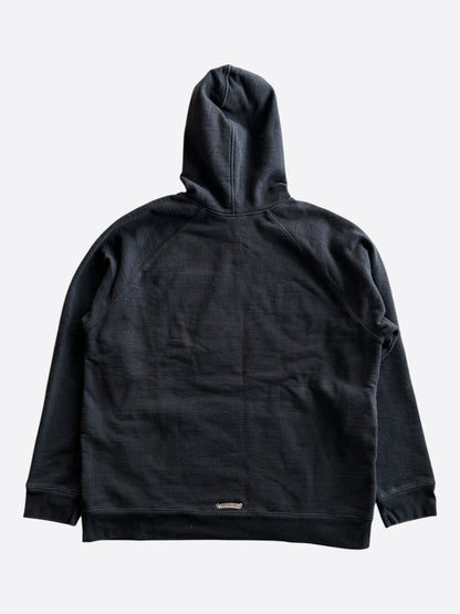 Chrome Hearts Black & White Triple Cross Embroidered Hoodie