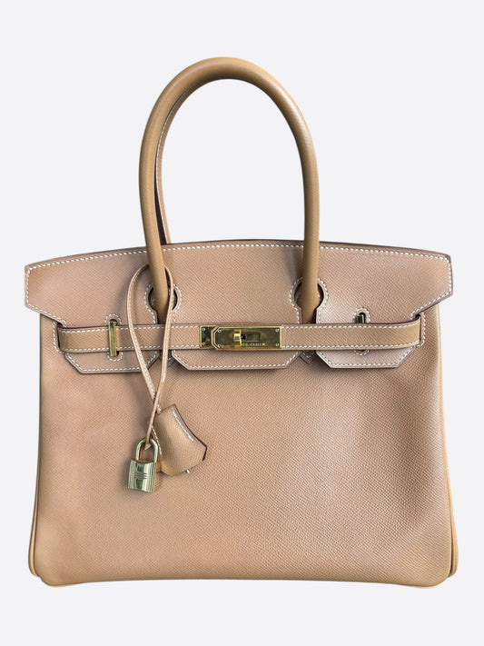 Hermes Gold Epsom & Gold Hardware Birkin 30