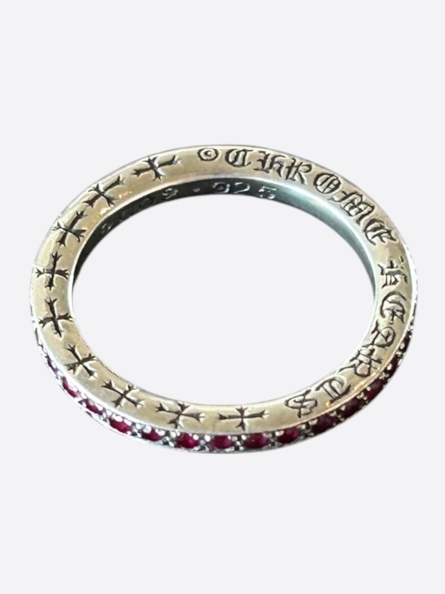 Chrome Hearts Silver & Ruby True F*cking Love Ring