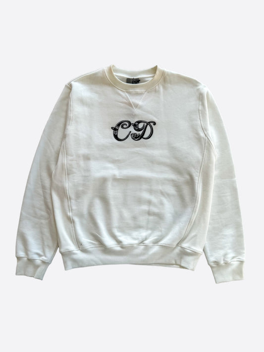 Dior Kenny Scharf White & Black Logo Sweater